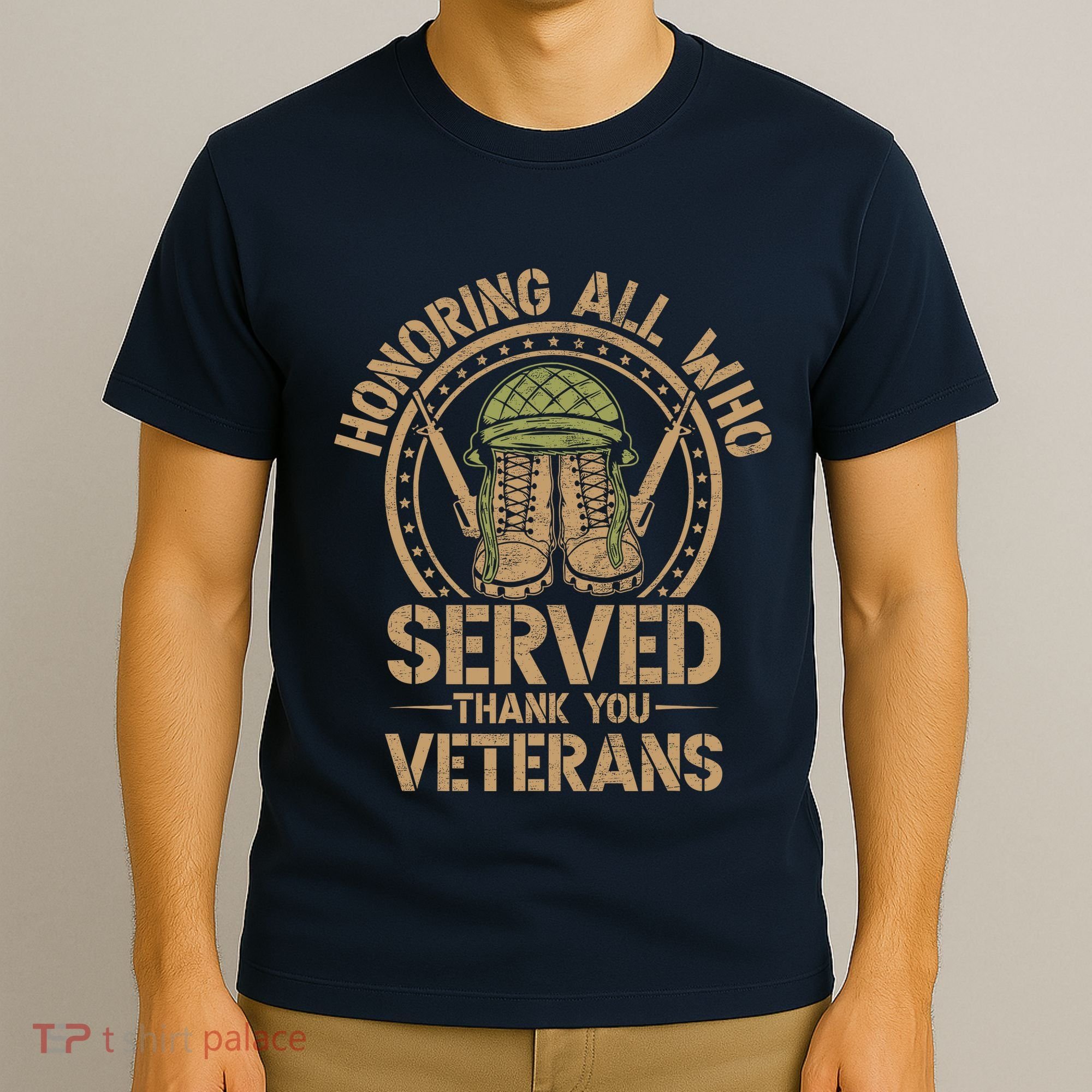 Honoring All Who Served Thank You Veterans Day Us Veteran T-Shirt
