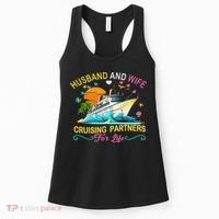 Husband And Wife Cruising Partners For Life Couple Cruise Women's Tank Top thumb 0