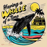 Having A Whale Of A Time Funny Humorous Beach Tote Bag thumb 4