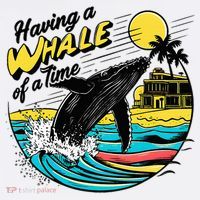 Having A Whale Of A Time Funny Humorous Beach Women's Tank Top thumb 5