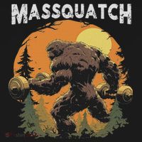 Hairy Animal Workout Merch Bigfoot Massquatch Funny Sasquatch Workout Gym Weightlifter Long Sleeve Shirt thumb 2