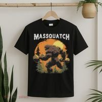 Hairy Animal Workout Merch Bigfoot Massquatch Funny Sasquatch Workout Gym Weightlifter T-Shirt thumb 2