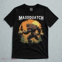Hairy Animal Workout Merch Bigfoot Massquatch Funny Sasquatch Workout Gym Weightlifter T-Shirt thumb 5