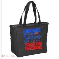 Honoring All Who Served Thank You Veterans Tote Bag thumb 2