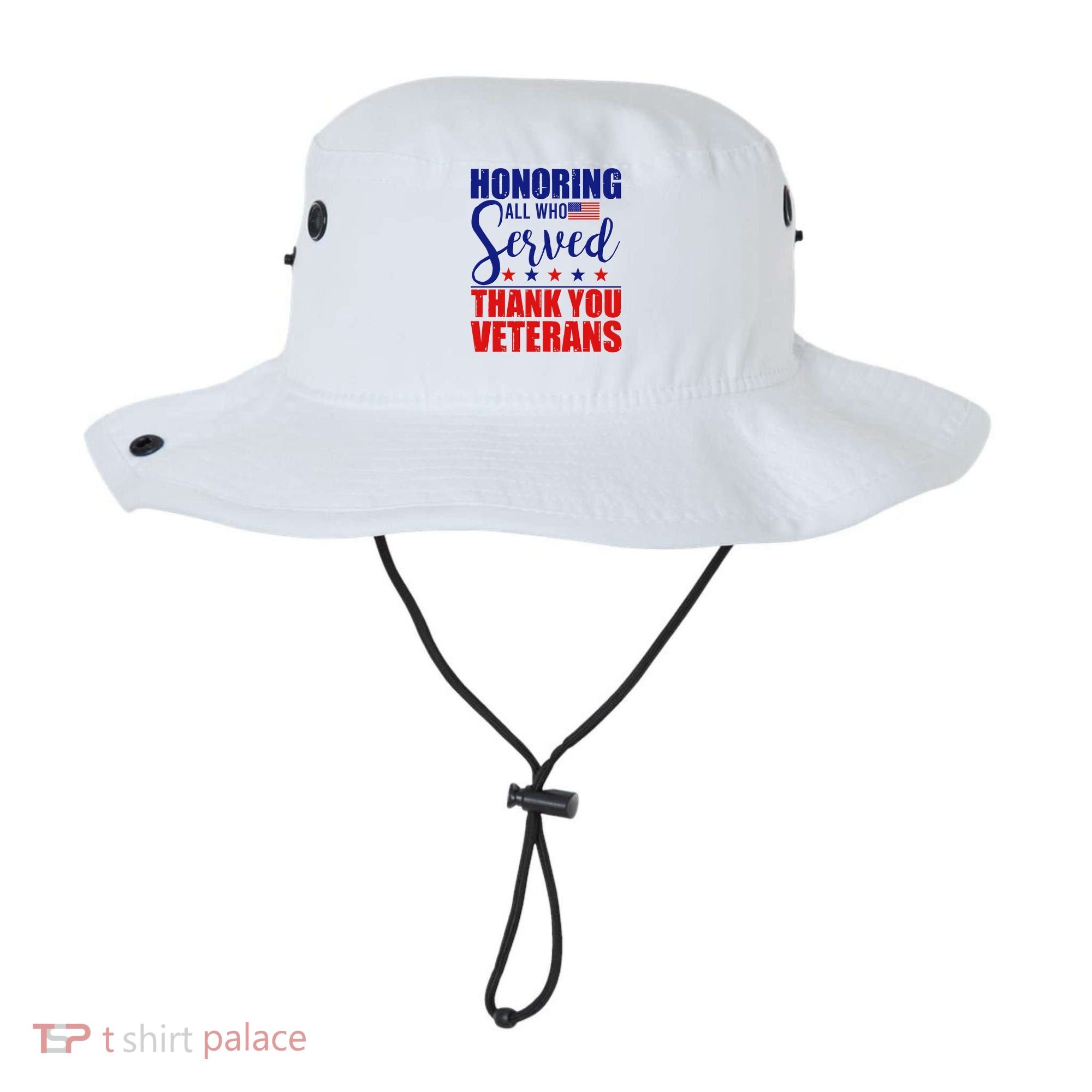 Honoring All Who Served Thank You Veterans Bucket Hat