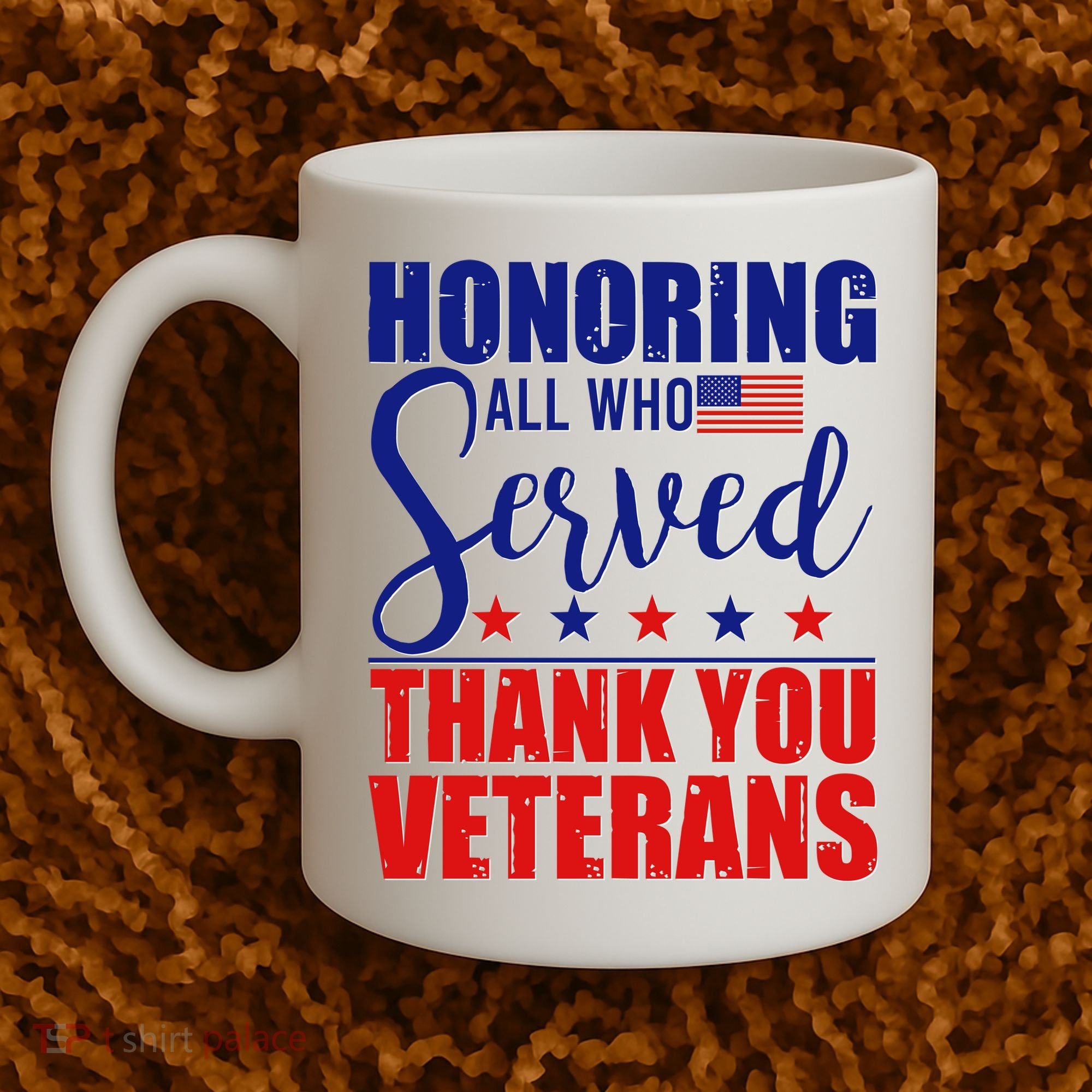Honoring All Who Served Thank You Veterans Coffee Mug