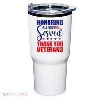 Honoring All Who Served Thank You Veterans Tumbler thumb 0