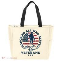Honoring All Who Served Thank You Veterans Day Us Veterans Tote Bag thumb 0