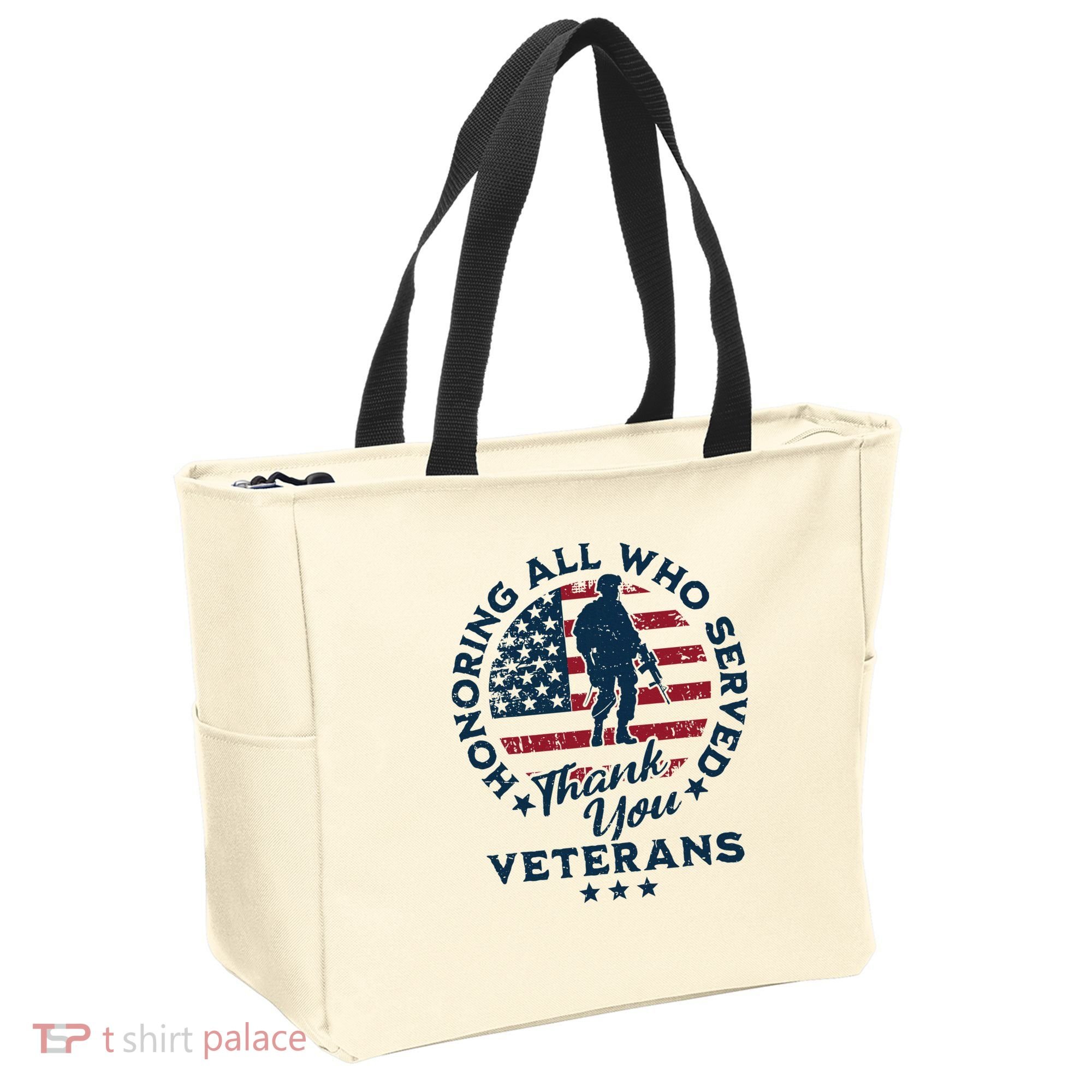 Honoring All Who Served Thank You Veterans Day Us Veterans Tote Bag
