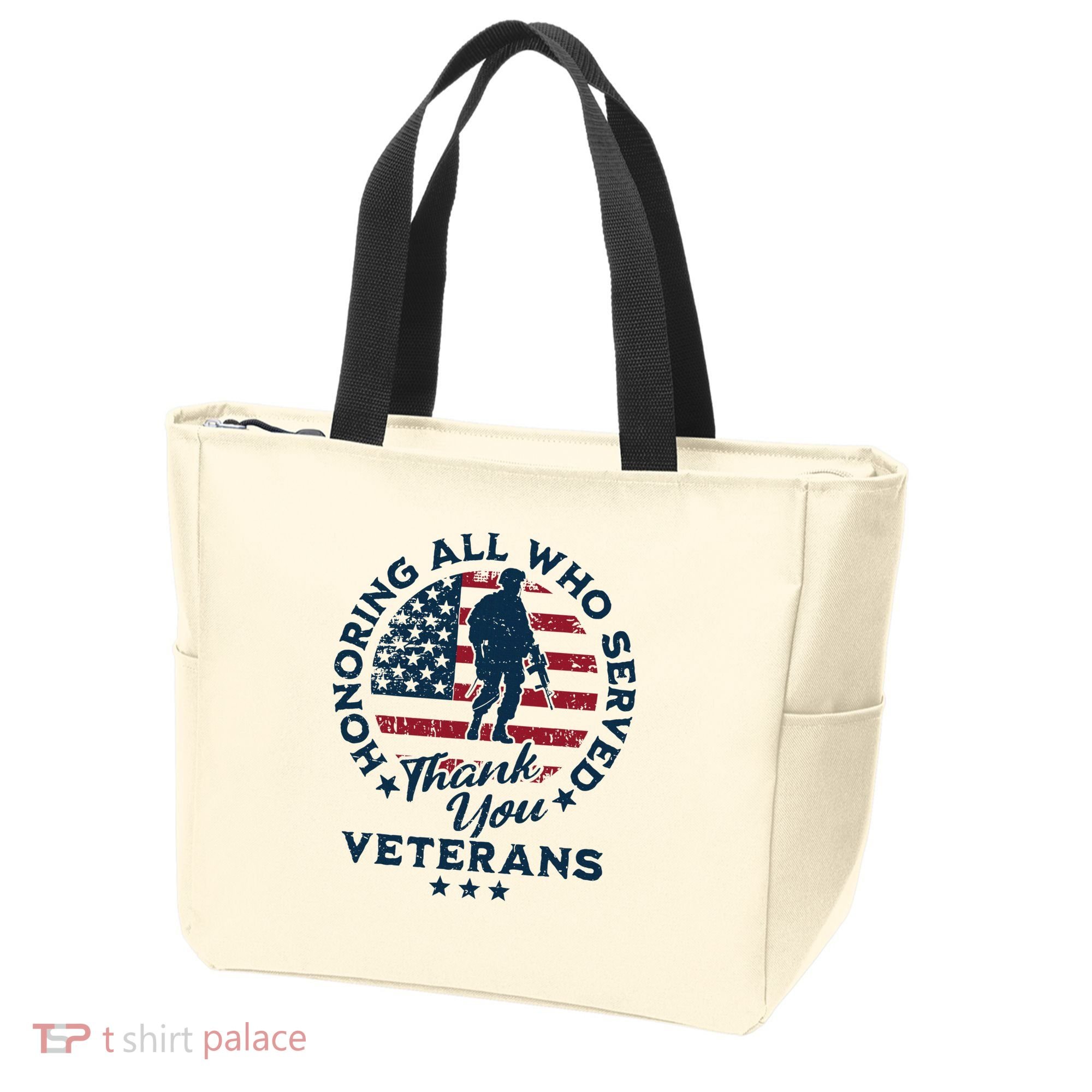 Honoring All Who Served Thank You Veterans Day Us Veterans Tote Bag