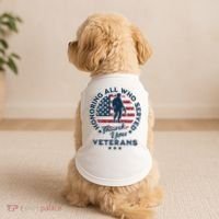 Honoring All Who Served Thank You Veterans Day Us Veterans Doggie Tank thumb 2