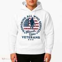 Honoring All Who Served Thank You Veterans Day Us Veterans Hoodie thumb 2