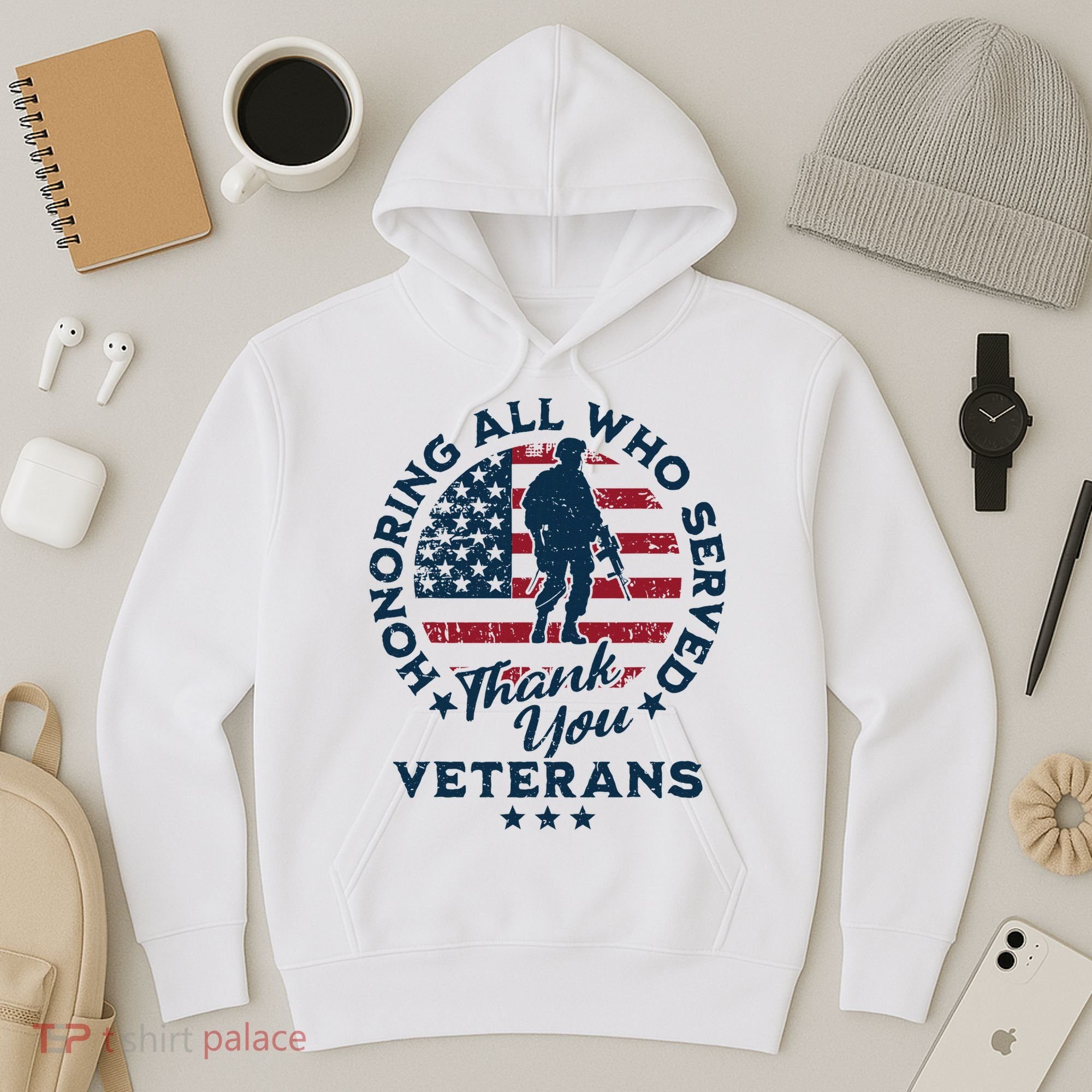 Honoring All Who Served Thank You Veterans Day Us Veterans Hoodie
