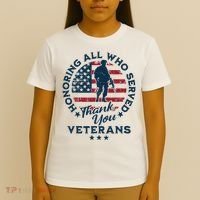 Honoring All Who Served Thank You Veterans Day Us Veterans T-Shirt thumb 4