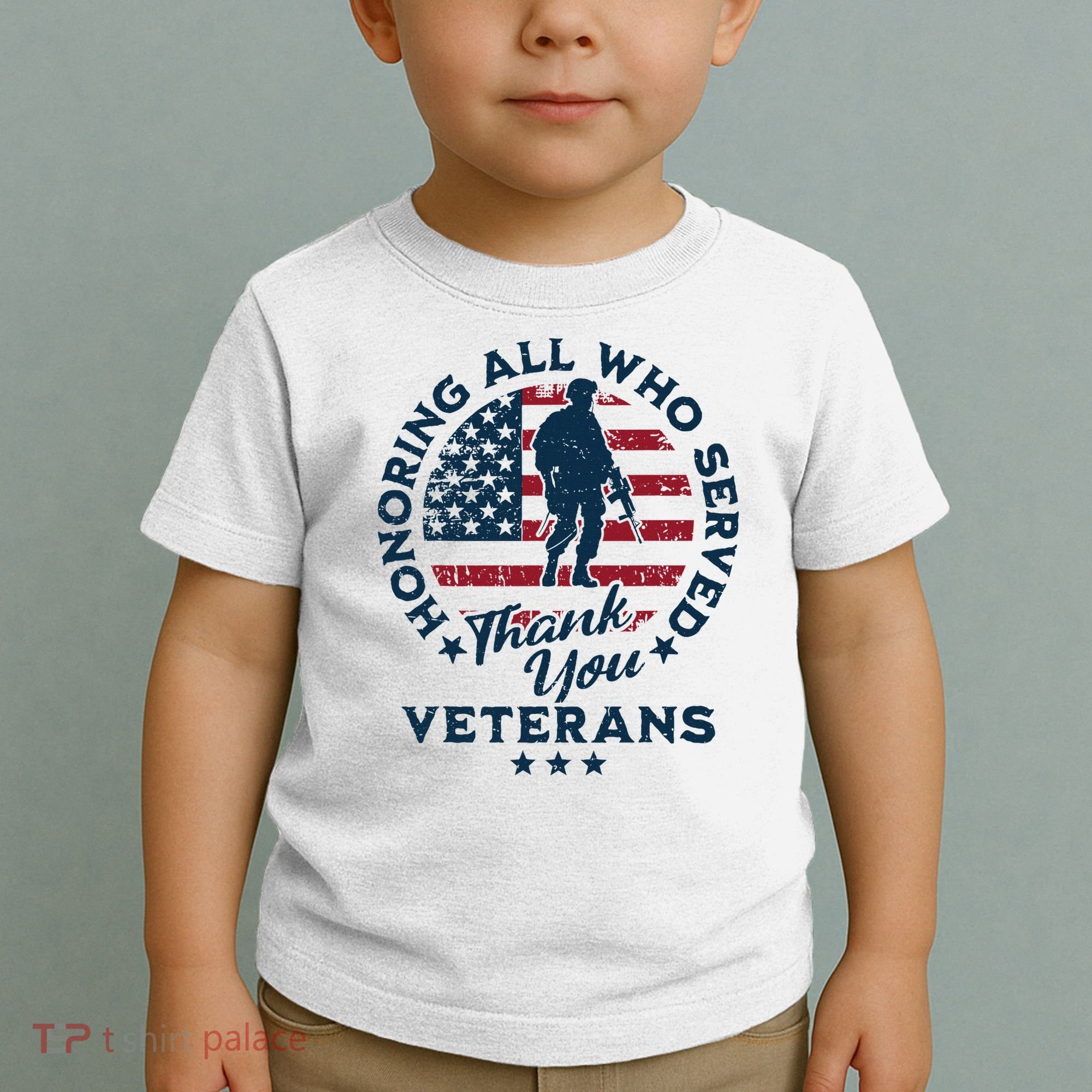 Honoring All Who Served Thank You Veterans Day Us Veterans Toddler T-Shirt