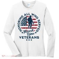 Honoring All Who Served Thank You Veterans Day Us Veterans Women's Long Sleeve Shirt thumb 0