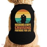 Husband And Wife Cruising Partners For Life Doggie Tank thumb 0