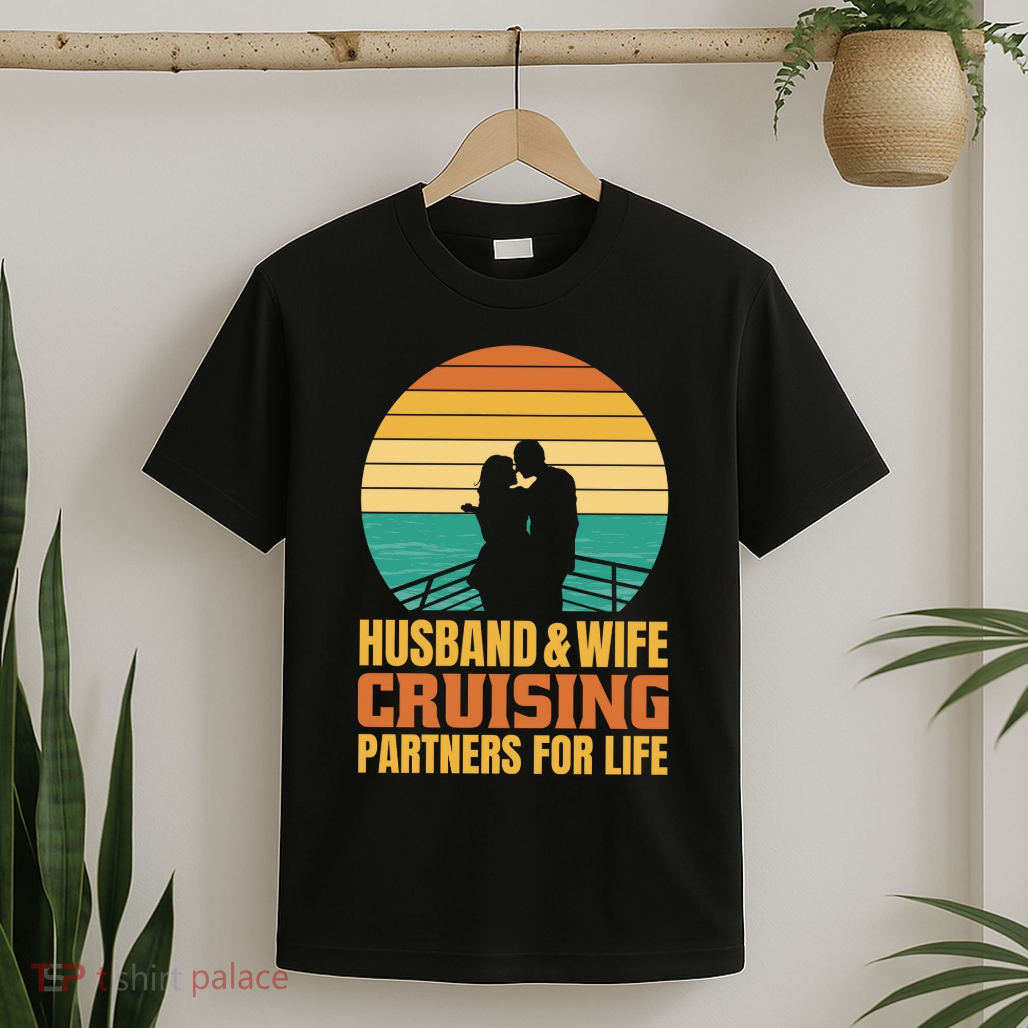 Husband And Wife Cruising Partners For Life T-Shirt