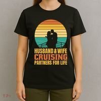 Husband And Wife Cruising Partners For Life T-Shirt thumb 4