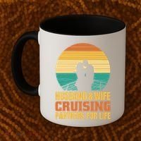 Husband And Wife Cruising Partners For Life Coffee Mug thumb 2