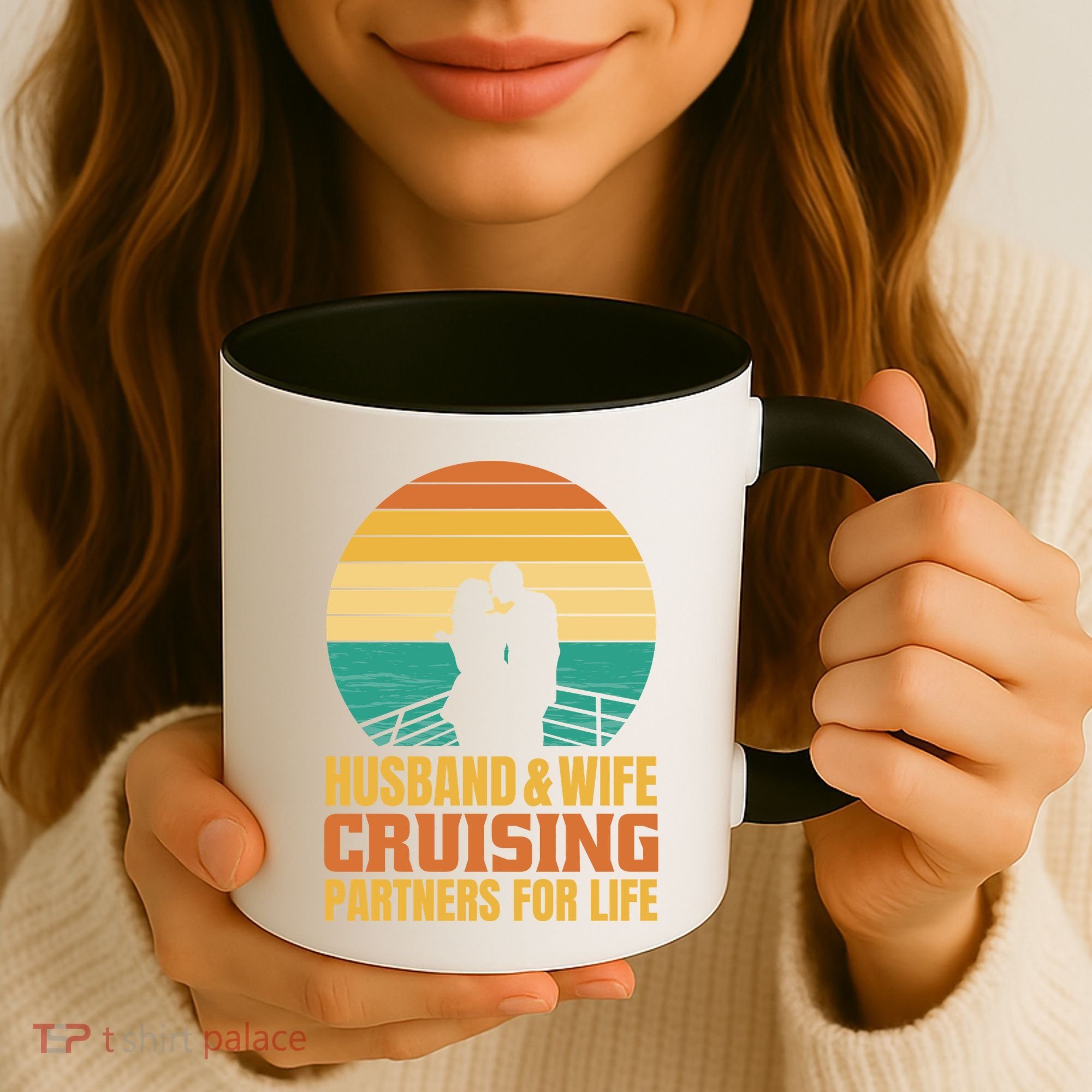 Husband And Wife Cruising Partners For Life Coffee Mug