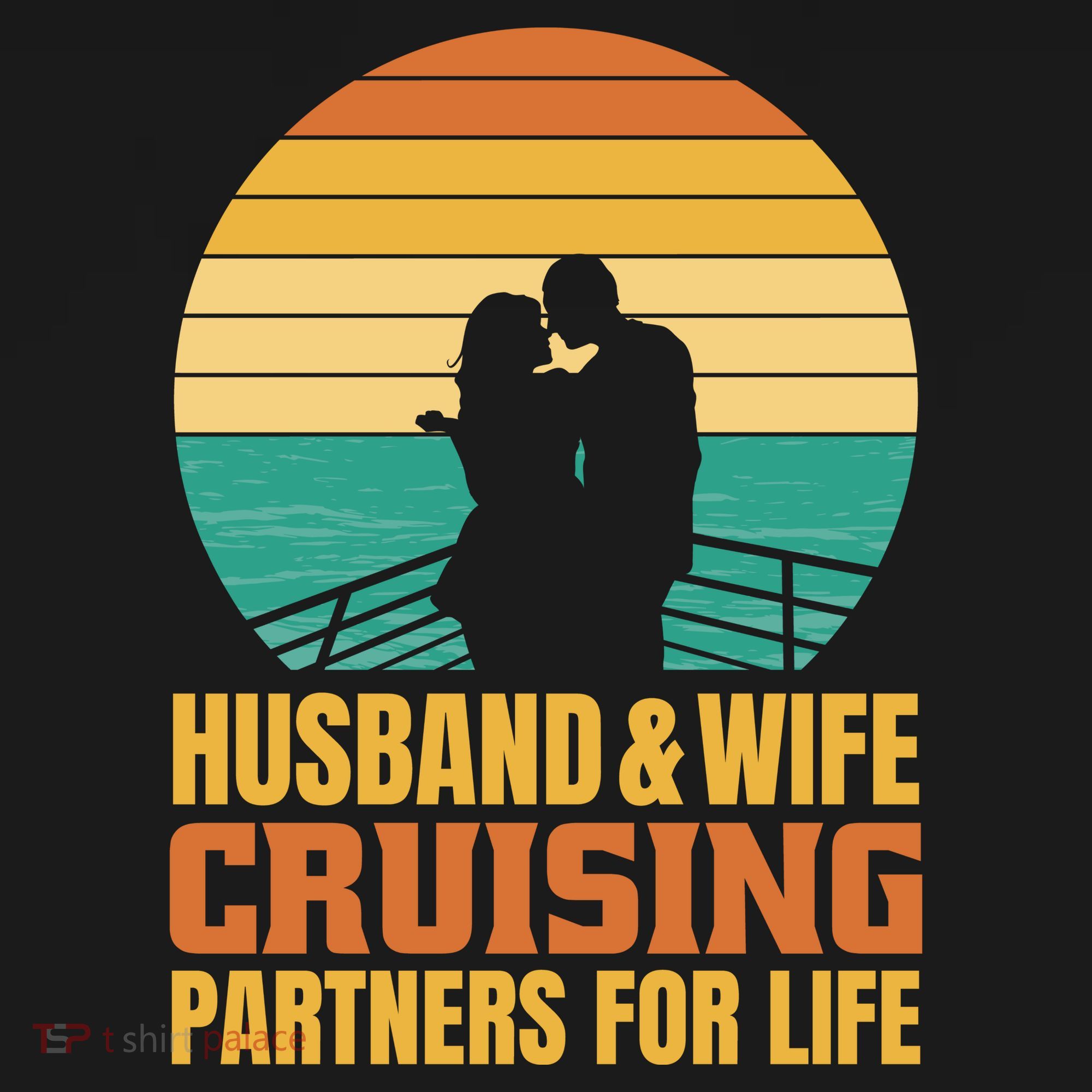 Husband And Wife Cruising Partners For Life Women's Hoodie