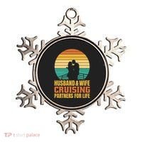 Husband And Wife Cruising Partners For Life Ornament thumb 0