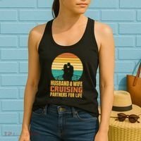 Husband And Wife Cruising Partners For Life Women's Tank Top thumb 2