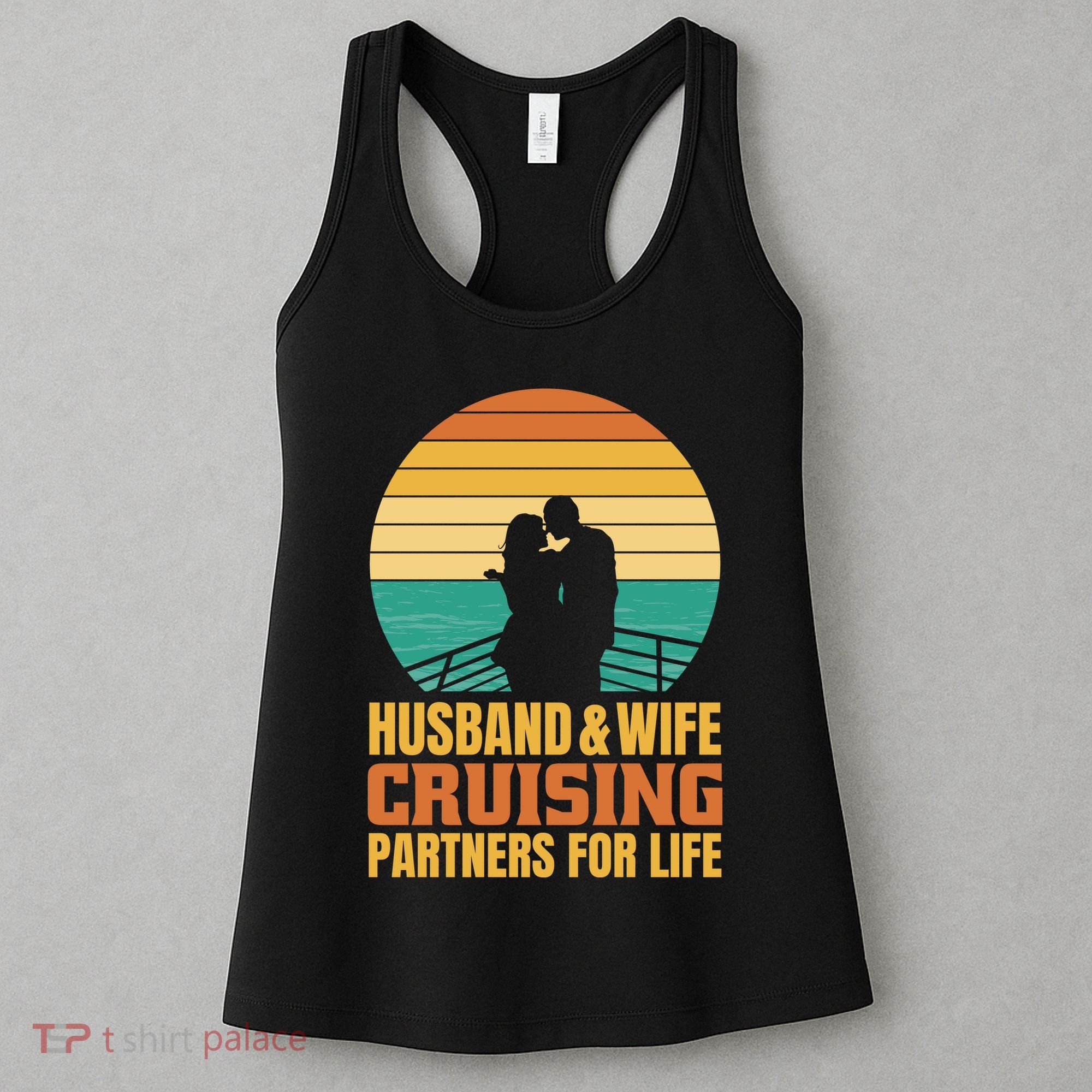 Husband And Wife Cruising Partners For Life Women's Tank Top