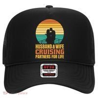 Husband And Wife Cruising Partners For Life Hat thumb 0