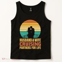 Husband And Wife Cruising Partners For Life Tank Top thumb 2