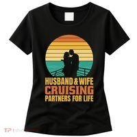 Husband And Wife Cruising Partners For Life Women's T-Shirt thumb 0