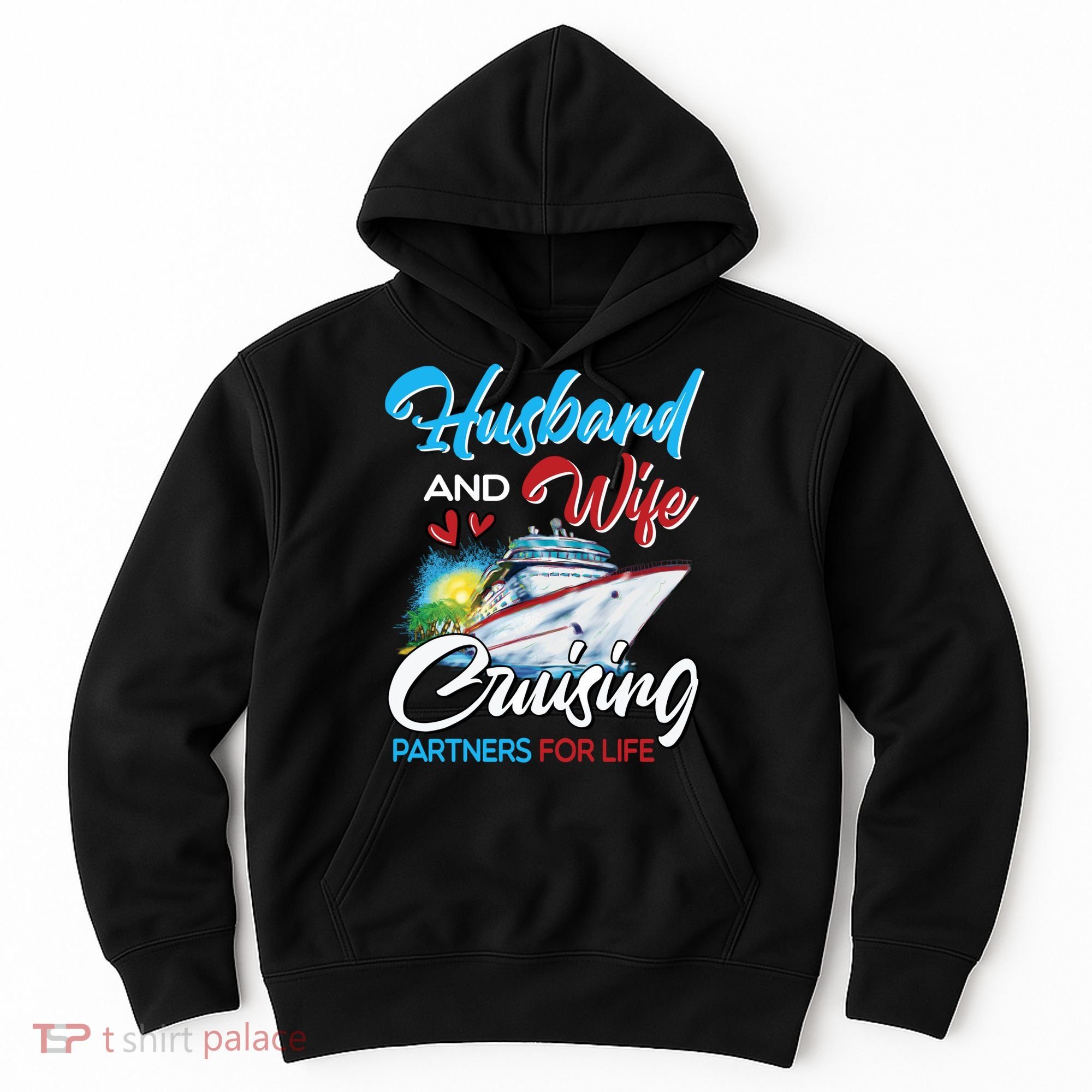 Husband And Wife Cruising Partners For Life Cruise Matching Hoodie