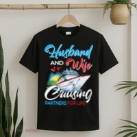 Husband And Wife Cruising Partners For Life Cruise Matching T-Shirt thumb 2