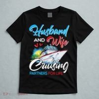 Husband And Wife Cruising Partners For Life Cruise Matching T-Shirt thumb 5