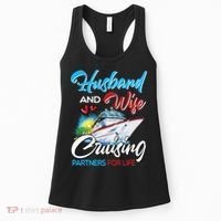 Husband And Wife Cruising Partners For Life Cruise Matching Women's Tank Top thumb 0