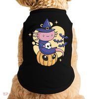 Halloween Axolotl Witch Cute Doggie Tank thumb 0