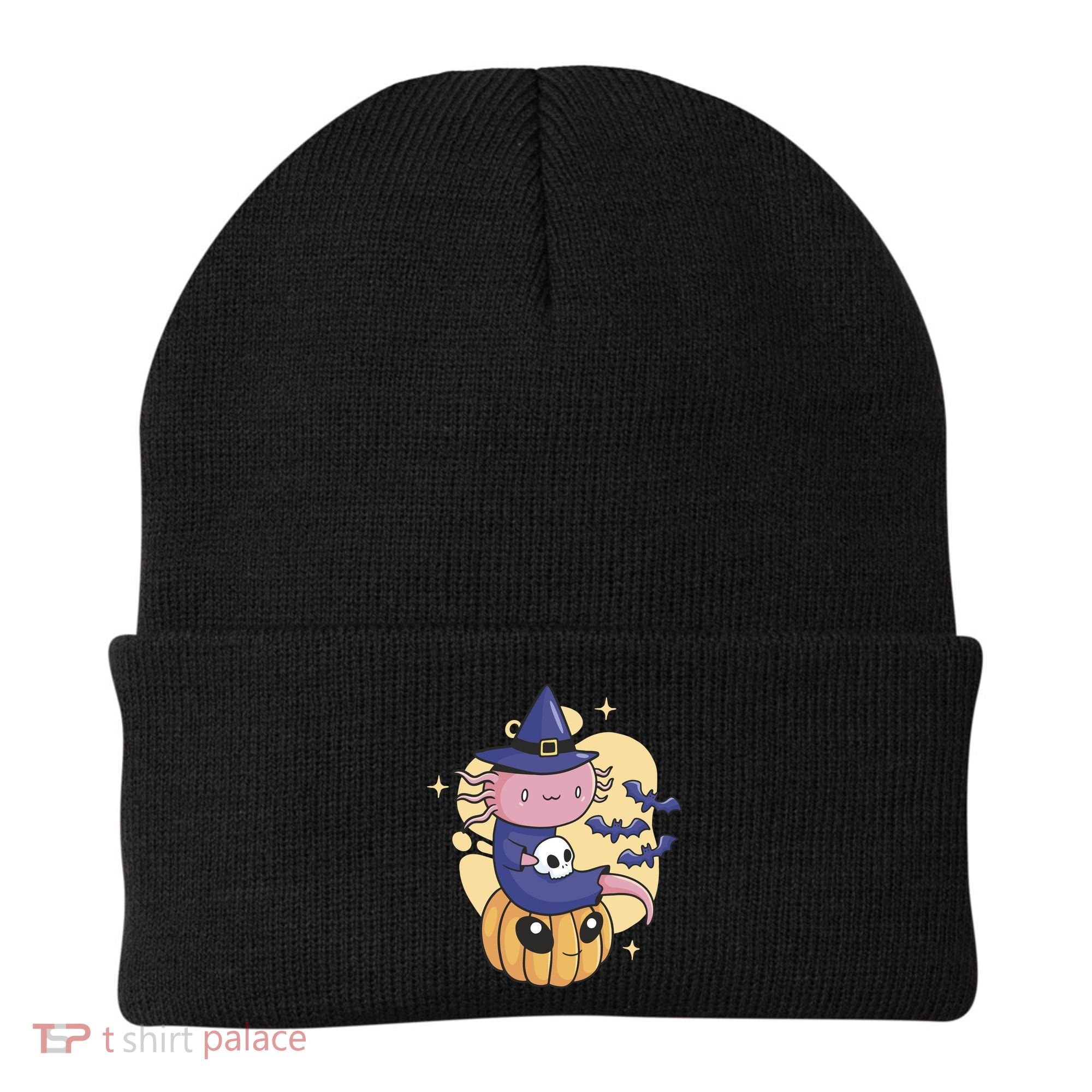 Halloween Axolotl Witch Cute Beanie
