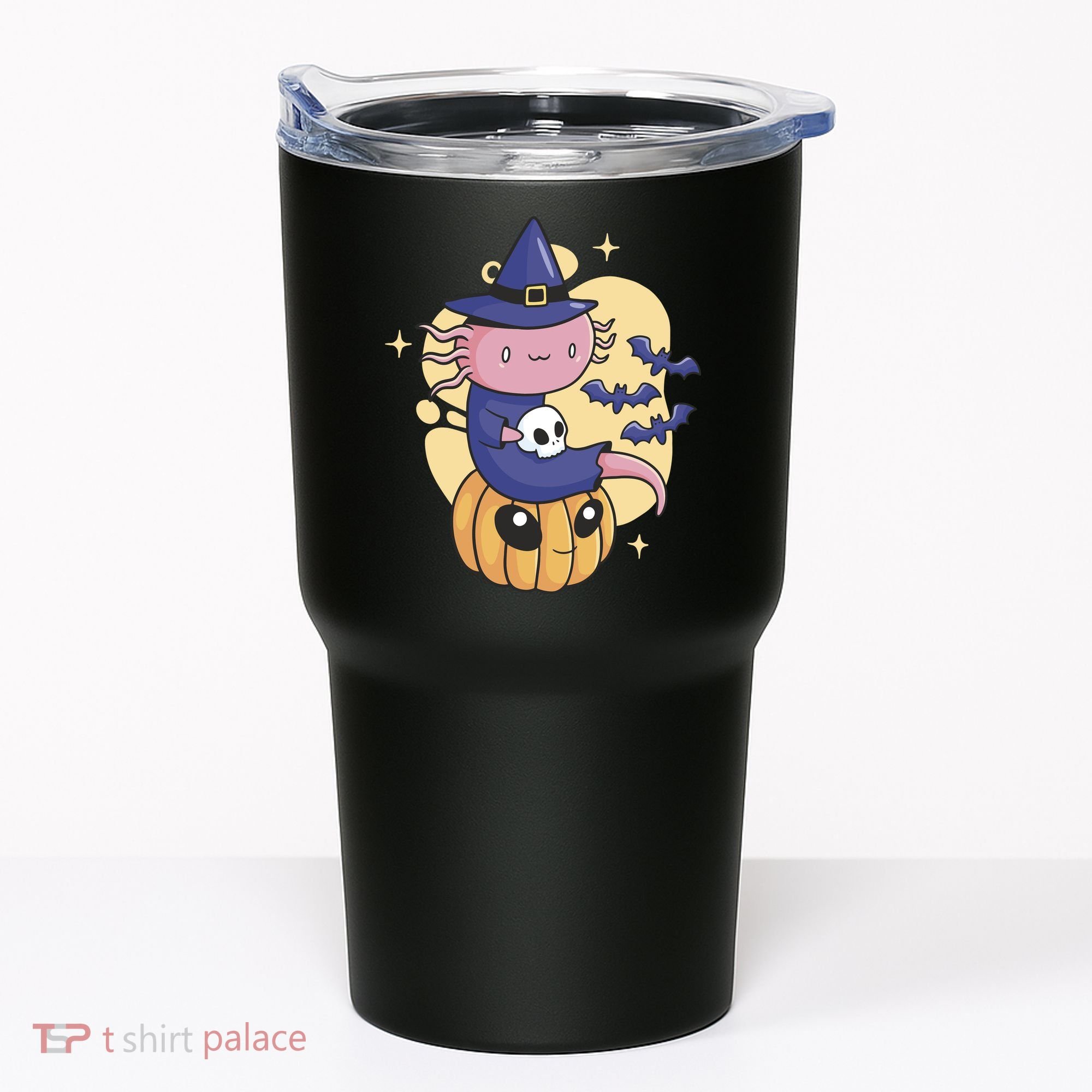 Halloween Axolotl Witch Cute Tumbler