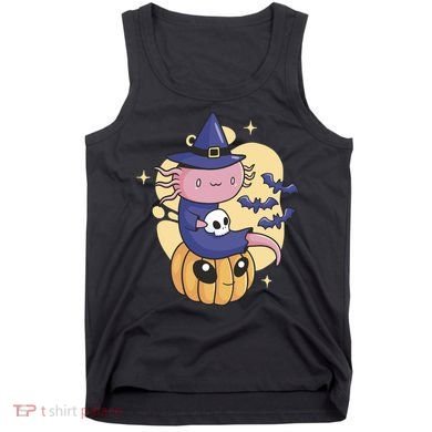 Halloween Axolotl Witch Cute Tank Top