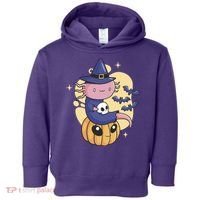 Halloween Axolotl Witch Cute Toddler Hoodie thumb 0