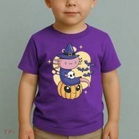 Halloween Axolotl Witch Cute Toddler T-Shirt thumb 2