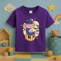 Halloween Axolotl Witch Cute Toddler T-Shirt thumb 3