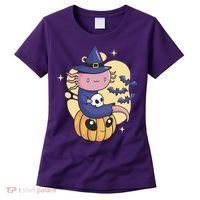 Halloween Axolotl Witch Cute Women's T-Shirt thumb 0
