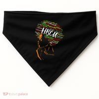 Hbcu Afro Woman Historically Black College Hbcu USA-Made Doggie Bandana thumb 0