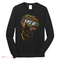 Hbcu Afro Woman Historically Black College Hbcu Long Sleeve Shirt thumb 0