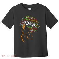 Hbcu Afro Woman Historically Black College Hbcu Toddler T-Shirt thumb 0