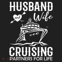 Husband And Wife Cruising Partners For Life Women's Sweatshirt thumb 2