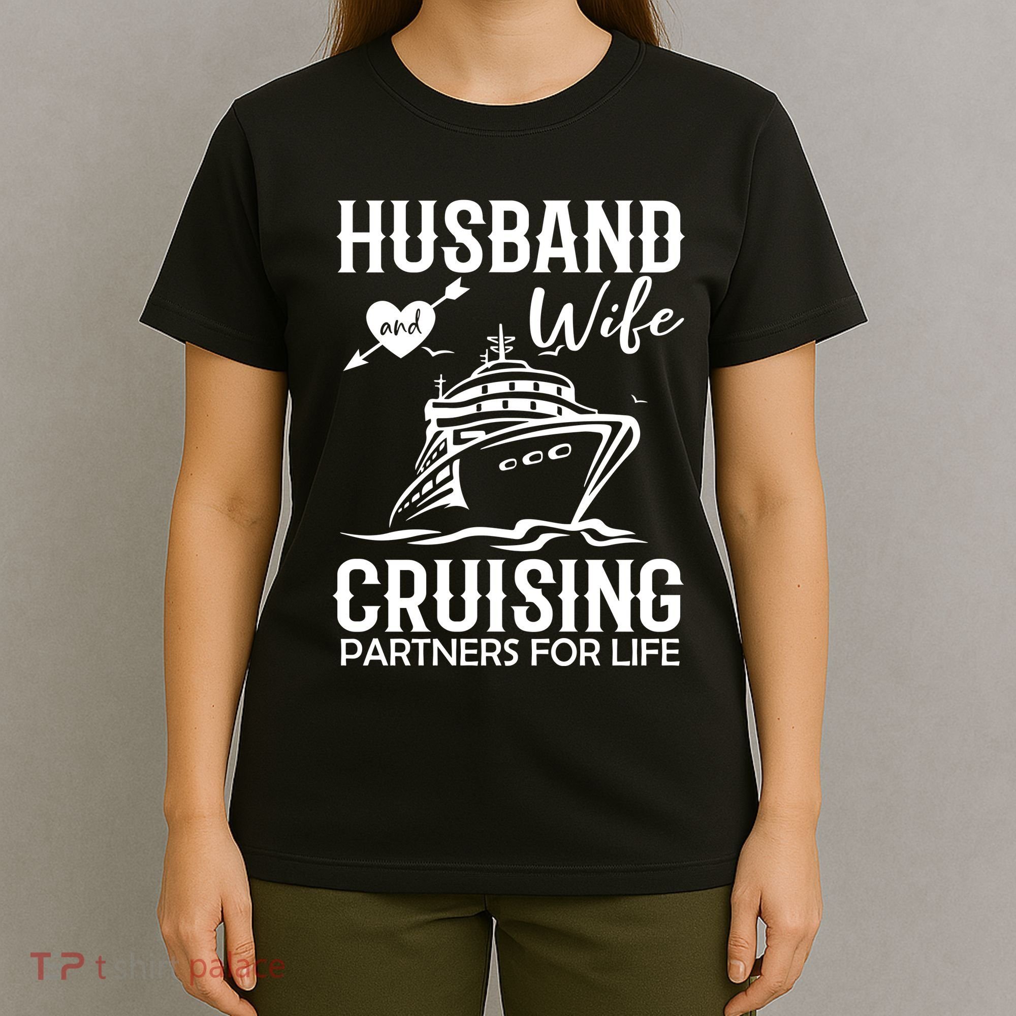 Husband And Wife Cruising Partners For Life T-Shirt