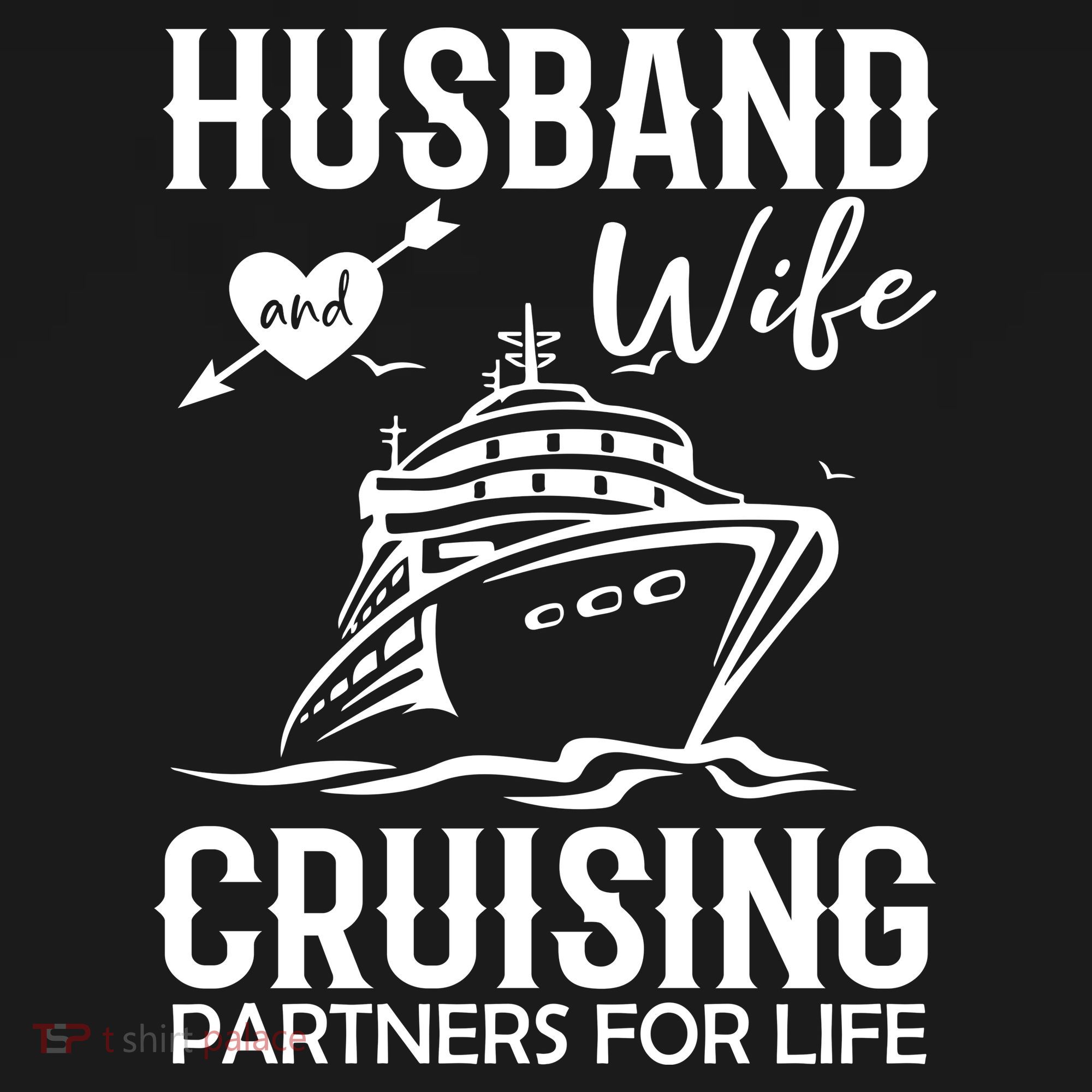 Husband And Wife Cruising Partners For Life Mousepad